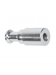 Adapter z gwintem żeńskim 3/8" na męski 5/8" Manfrotto - długość 50 mm
3/8'' na dolnym końcu
Kołek 5/8'' na górze
5cm wysokości