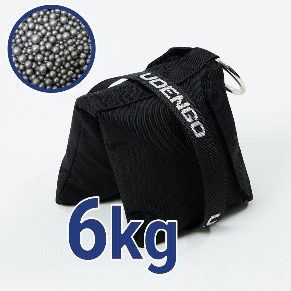 Steel Shot Bag 6kg - worek balastowy Udengo - Wymiary: 33cm x 16cm 
Waga: 6 kg 
Wypełnienie: stalowe, chromowane, nierdzewne kul