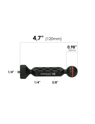 Przegubowe długie ramię Vario 4,7" Slidekamera - 1