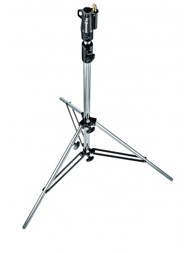 Steel Junior Stand Manfrotto - Profesjonalny, wytrzymały statyw do pracy w studio lub w plenerze
Podwójnie usztywniona podstawa