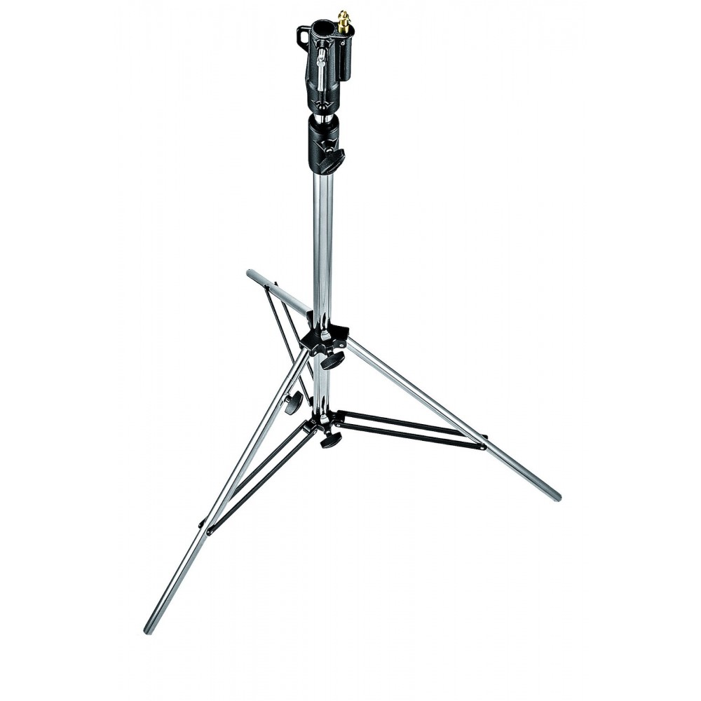 Steel Junior Stand Manfrotto - Profesjonalny, wytrzymały statyw do pracy w studio lub w plenerze
Podwójnie usztywniona podstawa