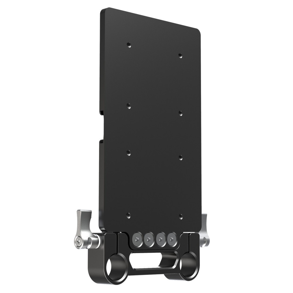 Battery Mounting Plate with 15mm Rod Clamp 8Sinn - Kluczowe cechy:- 3x8 punktów montażowych,- 3 mocowania zimnego buta,- Kompaty