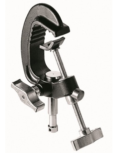 Szybkozaciskowa klamra dla niemowląt z trzpieniem 16 mm Avenger - 
Udźwig: 50 kg
Rozmiar rury 20-52 mm
Aluminiowa