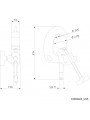 Klamra Avenger - 
Nośność: 50kg
Rozmiar rury 20-52 mm
Konstrukcja aluminiowa
Zawiera dedykowane gniazdo na elastyczne stalowe li