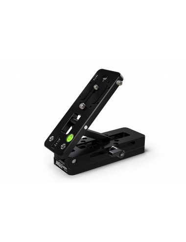 Adapter kątowy z płytą montażową wspornika 1/4 "i 3/8" Slidekamera - Rozmiar: 150 mm x 55 mm x 37 mm Kolor: czarnyWaga: 0,70kgMa