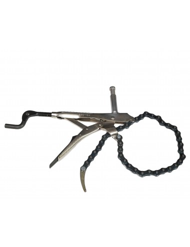 Chain Vise Grip Udengo - Zapewnia maksymalną siłę chwytania rur dowolnego rozmiaru o średnicy do 16,5 cm ( 6,5″) . 1