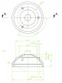 Adapter do głowicy 150 mm Slidekamera - Kolor: czarnyMateriał: twarde anodowane aluminium 4