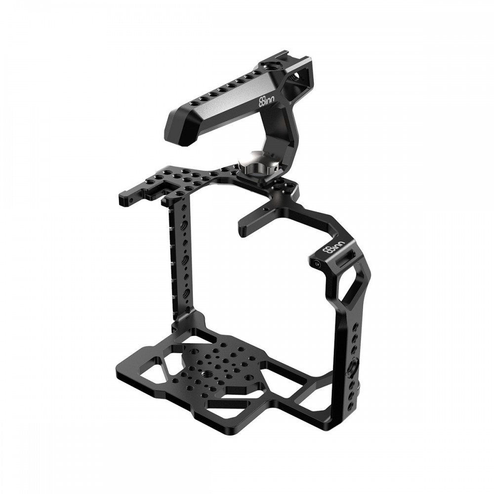 Klatka do Canon C70 V2 8Sinn - Najważniejsze cechy:

4-częściowa klatka (wstępnie zmontowana)
2 punkty mocowania klatki do