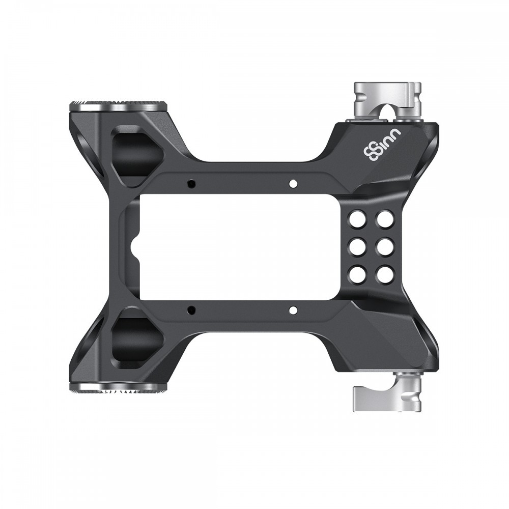 15mm Baseplate 8Sinn - Kluczowe cechy:
2 rozety Arri 32 mm
Kompatybilny z prętem 15 mm
3 x śruby radełkowane
4 gwintowane
