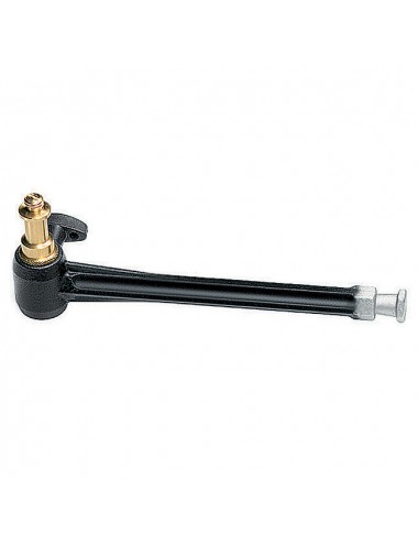 Ramię przedłużające podłącza się do gniazda Super Clamp 035 19,5 cm Manfrotto - W zestawie króciec dwustronny 013 z gwintem 3/8