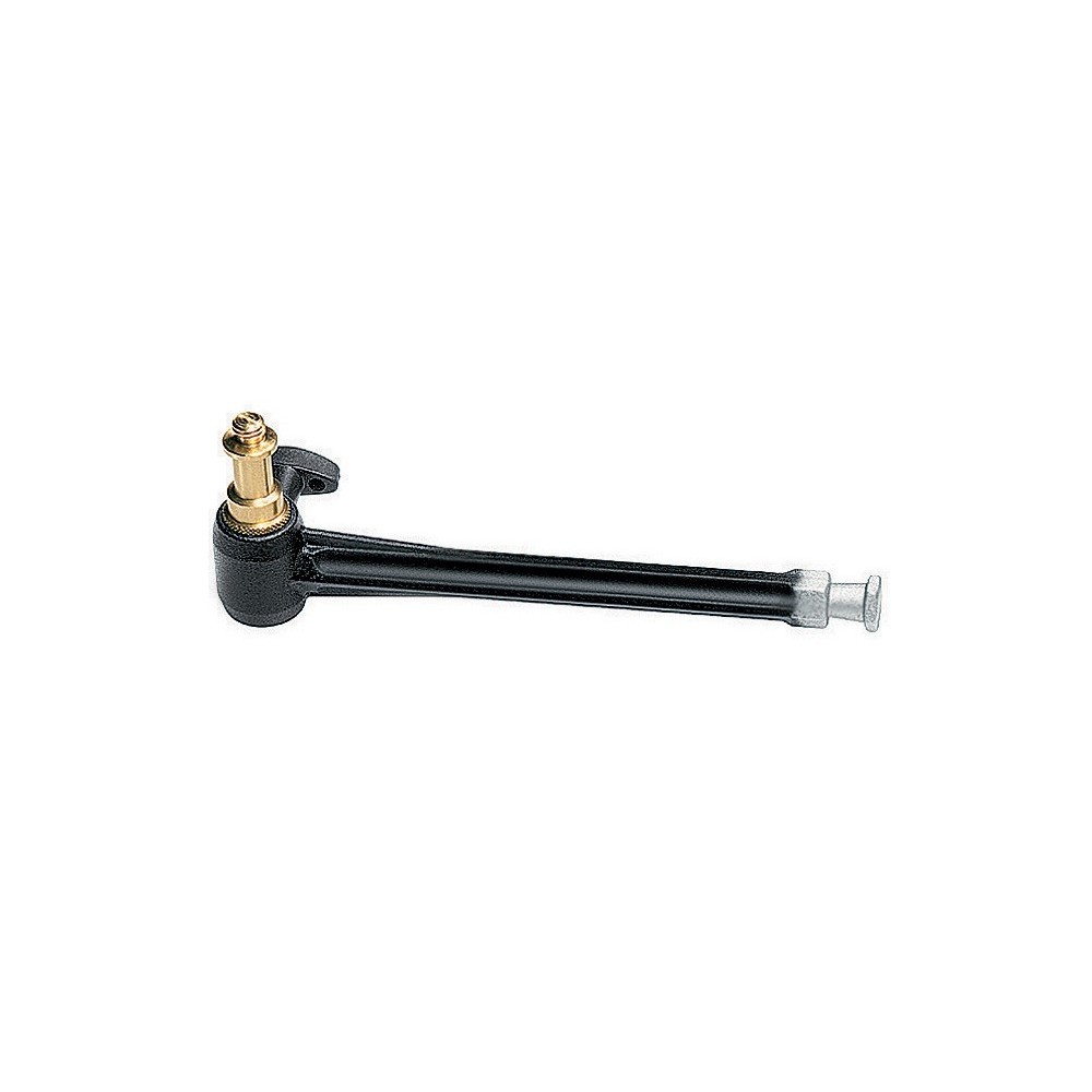 Ramię przedłużające podłącza się do gniazda Super Clamp 035 19,5 cm Manfrotto - W zestawie króciec dwustronny 013 z gwintem 3/8