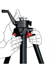Statyw Manfrotto TRIAUT w kolorze czarnym - 
Zwalnianie nóg pojedynczo lub jednocześnie
Regulacja każdego kąta osobno dla