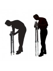 Statyw Manfrotto TRIAUT w kolorze czarnym - 
Zwalnianie nóg pojedynczo lub jednocześnie
Regulacja każdego kąta osobno dla