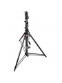 Geared Wind-Up Stand with Safety Release Cable, Black Chrome Manfrotto - Wytrzymały statyw oświetleniowy o maksymalnej