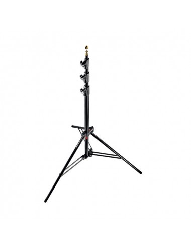 Statyw oświetleniowy Master, aluminiowy, z poduszką powietrzną, czarny Manfrotto - 
Kompaktowy 4-sekcyjny statyw z 3 pionami o
