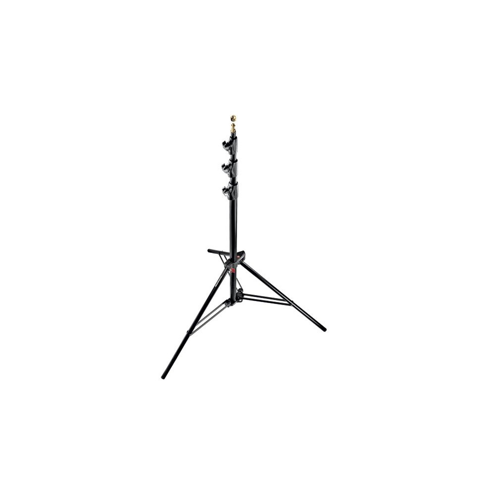 Statyw oświetleniowy Master, aluminiowy, z poduszką powietrzną, czarny Manfrotto - 
Kompaktowy 4-sekcyjny statyw z 3 pionami o