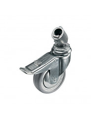 Zestaw 3 kół 100 mm z hamulcami i adapterem do nóg Manfrotto - Zestaw 3 kół 4-calowych (100 mm) z hamulcami