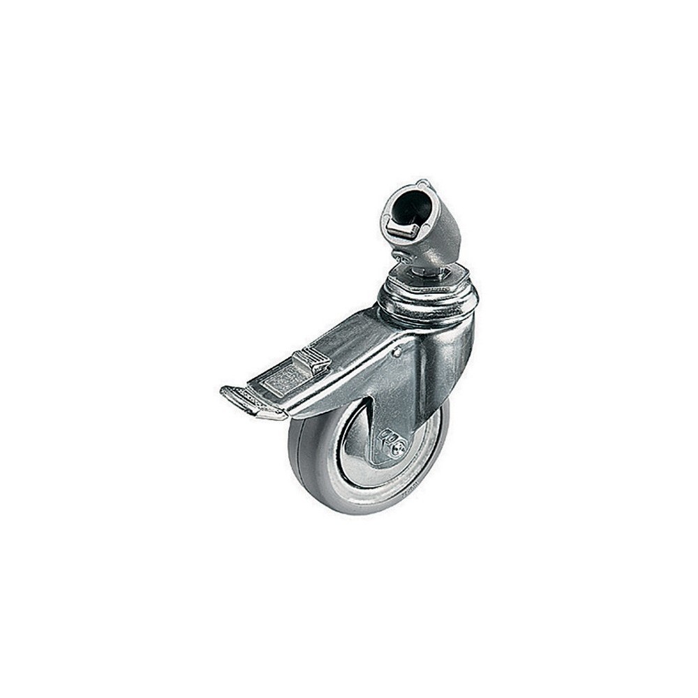 Zestaw 3 kół 100 mm z hamulcami i adapterem do nóg Manfrotto - Zestaw 3 kół 4-calowych (100 mm) z hamulcami