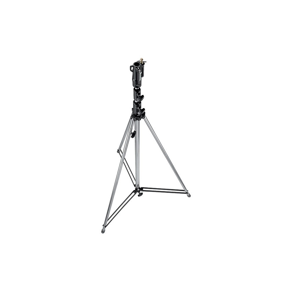 Stalowa wysoka noga poziomująca 1 Manfrotto - 
Stabilny i bezpieczny dzięki podwójnemu usztywnieniu nóg
Posiada uniwersalną