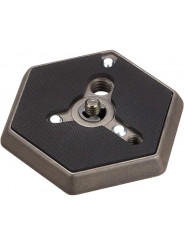 Płaska płytka sześciokątna z gwintem 1/4 Manfrotto - Płytka sześciokątna z szybkozłączką
Uniwersalny gwint 1/4''
Wykonana z