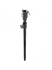 Czarny aluminiowy statyw 2-sekcyjny Manfrotto - Rozszerza wysokość wytrzymałego statywu kinematograficznego 49,2 -