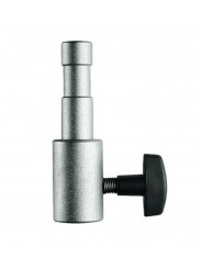 Adapter żeński 16 mm 5/8'' Manfrotto - ma długość 3,46'' (8,8 cm)
Jego unikalne wcięcia idealnie pasują do śruby blokującej
8