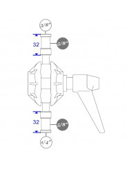 Głowica uchylno-obrotowa bez uchwytu Manfrotto - Głowica uchylno-obrotowa bez uchwytu kamery
Dostępny kompatybilny uchwyt