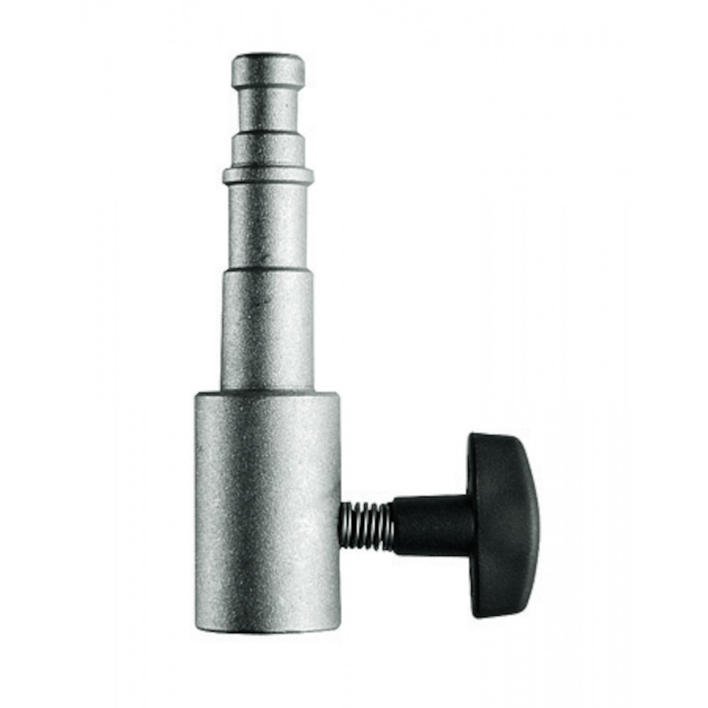Adapter statywu z 5/8" na 1/2" Manfrotto - Górny trzpień mocujący 5/8'' (16 mm)
Gniazdo mocowania 5/8'' (16 mm)
Konstrukcja