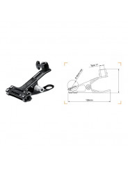 Spring Clamp zaciska się na prętach do 40 mm Manfrotto - Elastyczny statyw zaciskowy z wieloma opcjami mocowania
Bezpieczne