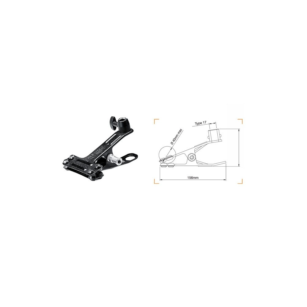 Spring Clamp zaciska się na prętach do 40 mm Manfrotto - Elastyczny statyw zaciskowy z wieloma opcjami mocowania
Bezpieczne