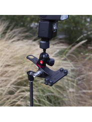 Zacisk sprężynowy zimnej stopki Manfrotto - Wszechstronny, lekki zacisk z wieloma opcjami mocowania
Innowacyjne mocowanie na