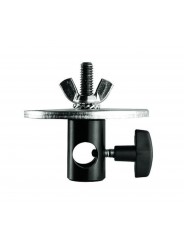 Adapter żeński 16 mm 3/8'' z tarczą o średnicy 80 Manfrotto - Adapter statywu 5/8'' (16 mm), śruba 3/8'' (9,5 mm)
Dysk 3,2''