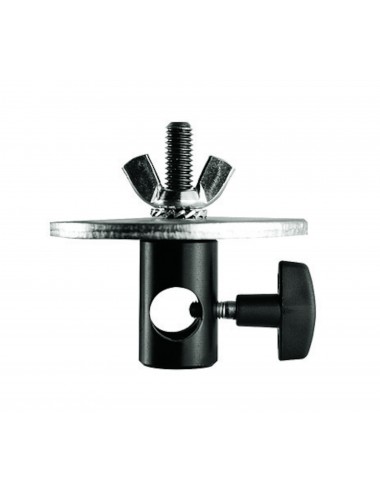 Adapter żeński 16 mm 3/8'' z tarczą o średnicy 80 Manfrotto - Adapter statywu 5/8'' (16 mm), śruba 3/8'' (9,5 mm)
Dysk 3,2''