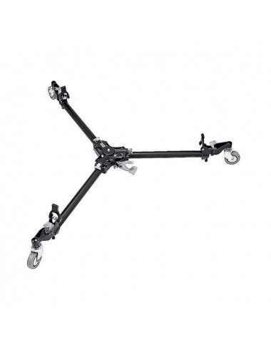 Automatyczny składany wózek Manfrotto - czarny 
Jednodźwigniowy układ hamulcowy steruje wszystkimi trzema kołami 80