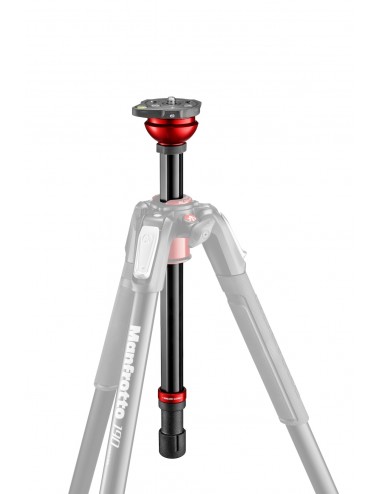 Kolumna centralna poziomująca do nowej serii 190 Manfrotto - Umożliwia szybkie poziomowanie głowic fotograficznych lub wideo