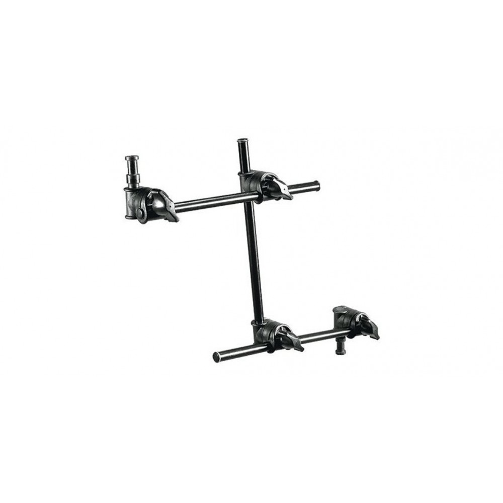 Pojedyncze ramię z 3 sekcjami Manfrotto - udźwig 1,5 kg (3,3 funta) przy pełnym wysunięciu
Bardzo lekki, waży mniej niż 0,5 kg