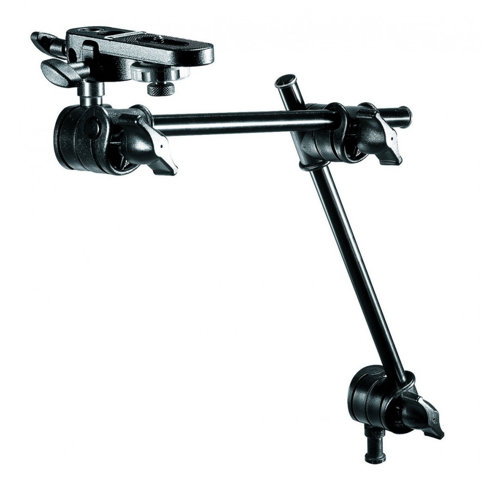 Pojedyncze ramię 2-sekcyjne z uchwytem na kamerę Manfrotto - Udźwig 1 kg (2,2 lb) przy pełnym wysunięciu
Bardzo lekki, waży