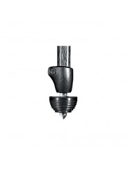 Gumowe stopki ze stali nierdzewnej o śr. 20,4 mm do 055 - 3 sekcje Manfrotto - Zestaw 3 odwracalnych gumowych/metalowych nóżek