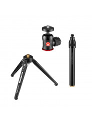 Statyw stołowy z głowicą kulową 492 Manfrotto - lekki, intuicyjny w obsłudze i łatwy do przenoszenia
Aluminiowy korpus zapewnia