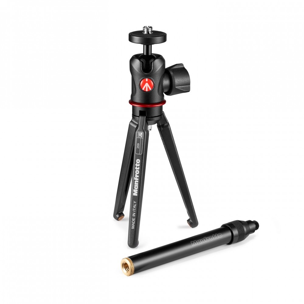 Statyw stołowy z głowicą kulową 492 Manfrotto - lekki, intuicyjny w obsłudze i łatwy do przenoszenia
Aluminiowy korpus zapewnia