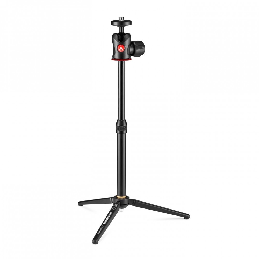 Statyw stołowy z głowicą kulową 492 Manfrotto - lekki, intuicyjny w obsłudze i łatwy do przenoszenia
Aluminiowy korpus zapewnia