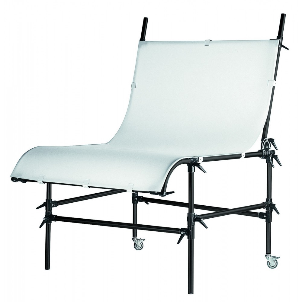 Stół bezcieniowy z płytą 200x125cm Manfrotto - Wysokiej jakości półprzezroczysta osłona Perspex ułatwiająca oświetlenie
Szybki