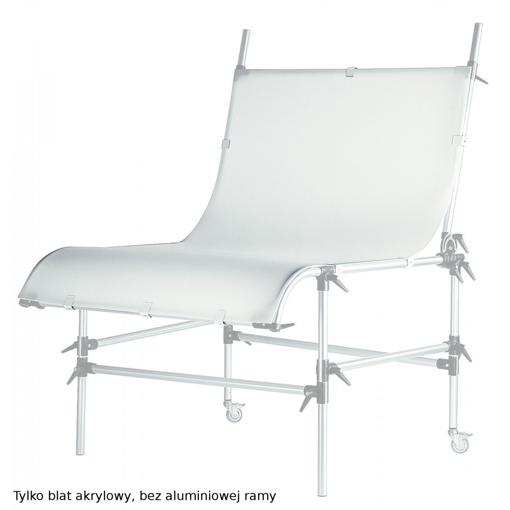 Perspex Cover for Still Life Table Manfrotto - Biała, półprzezroczysta osłona Perspex do oświetlenia tylnego lub