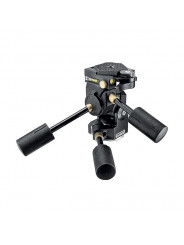 3-kierunkowa głowica statywu 3D Super Pro z blokadą bezpieczeństwa Manfrotto - sterowanie głowicą statywu we wszystkich osiach