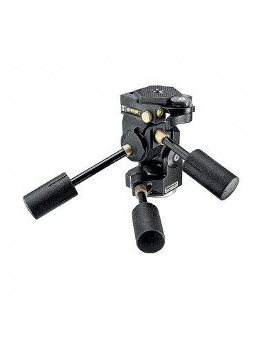 3-kierunkowa głowica statywu 3D Super Pro z blokadą bezpieczeństwa Manfrotto - sterowanie głowicą statywu we wszystkich osiach