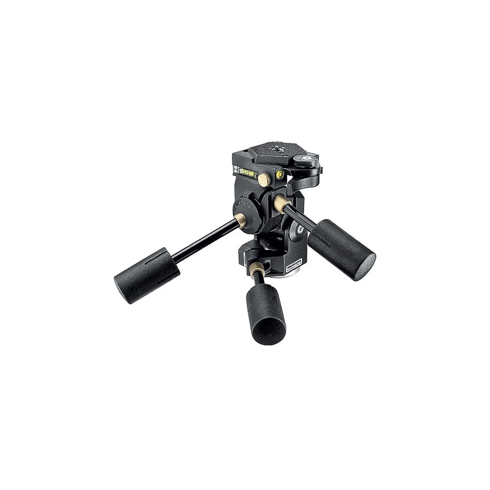 3-kierunkowa głowica statywu 3D Super Pro z blokadą bezpieczeństwa Manfrotto - sterowanie głowicą statywu we wszystkich osiach