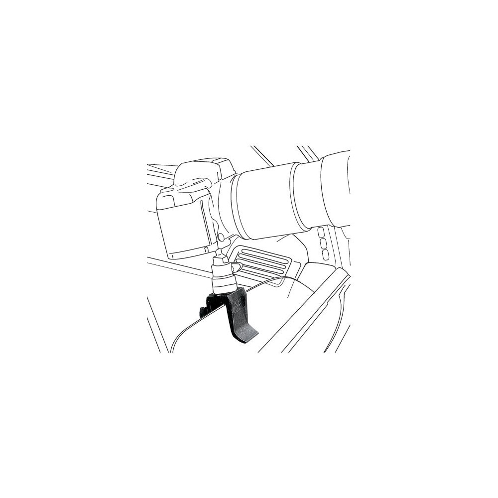 Manfrotto Car Window Pod - Mocowanie do okna lub wąskiego parapetu
2 gwinty męskie 3/8'' do montażu głowicy kulowej i