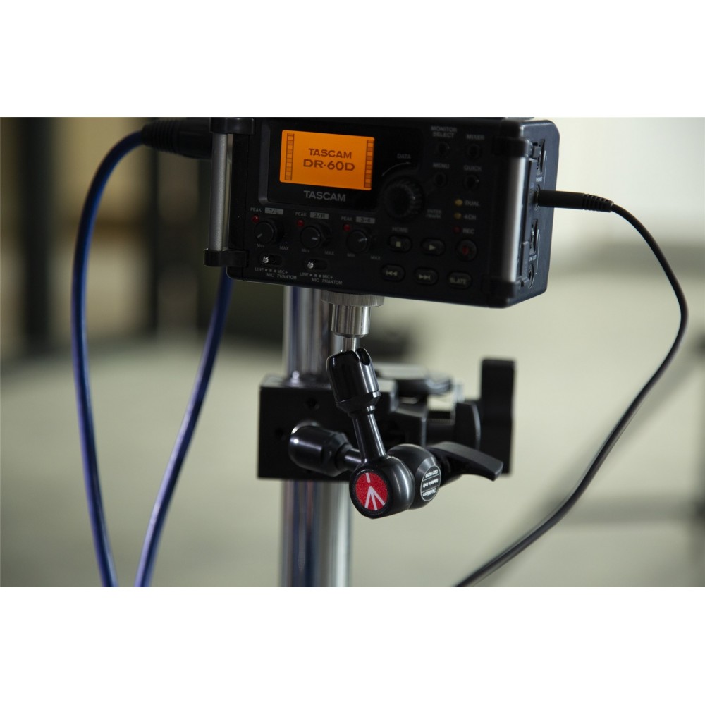 244 Micro Arm z adapterem w stylu Arri Manfrotto - Idealny do statywów kamerowych, statywów i zewnętrznych monitorów
Wymienny