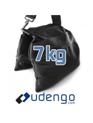 Sandbag Standard 7kg Udengo - Rozmiar: 26 cm x 24 cm / 10,2" x 9,5 "Waga: około 7 kg (wypełnienie suchym piaskiem)Materiał: