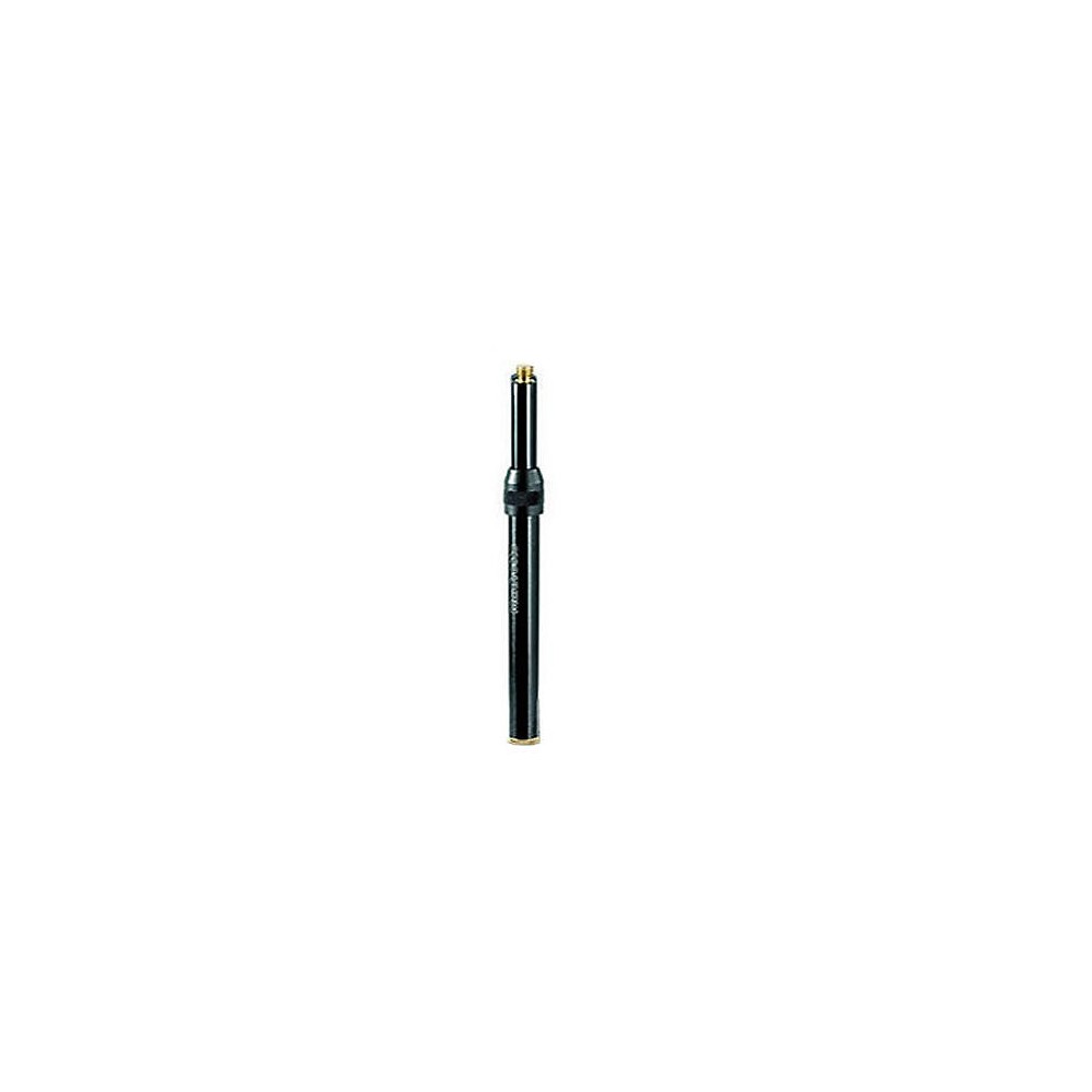 Przedłużka do statywu stołowego czarna Manfrotto - 2 sekcje kolumny przedłużającej
Rozciąga się do 25 cm
Gniazdo 3/8'' na dole